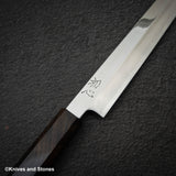 Hatsukokoro FAXR2 Powdered Steel K-tip Yanagiba 270mm Mirror Polish Ebony
