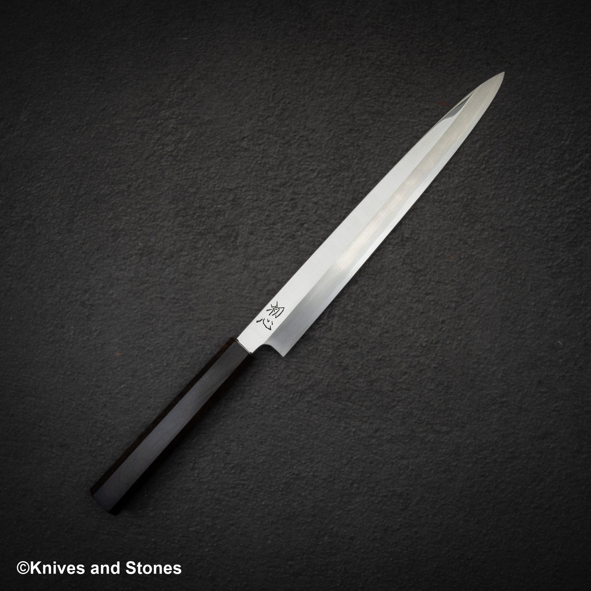 Hatsukokoro FAXR2 Powdered Steel Yanagiba 270mm Mirror Polish Ebony