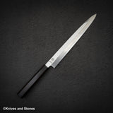 Hatsukokoro FAXR2 Powdered Steel Yanagiba 270mm Mirror Polish Ebony