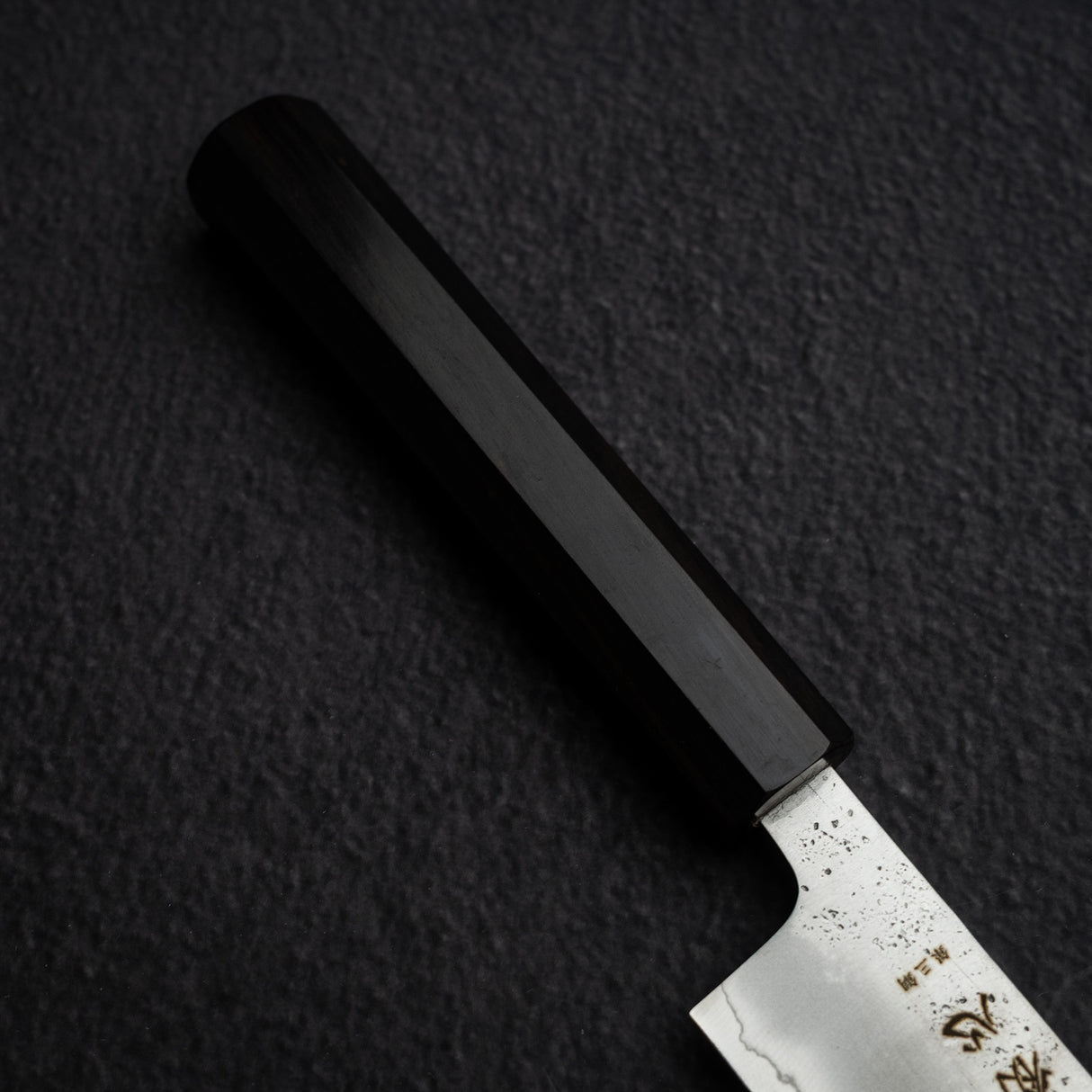 Hatsukokoro Ginrei Ginsan Petty 130mm Nashiji Ebony