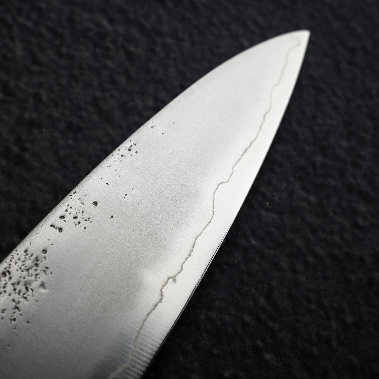 Hatsukokoro Ginrei Ginsan Petty 130mm Nashiji Ebony