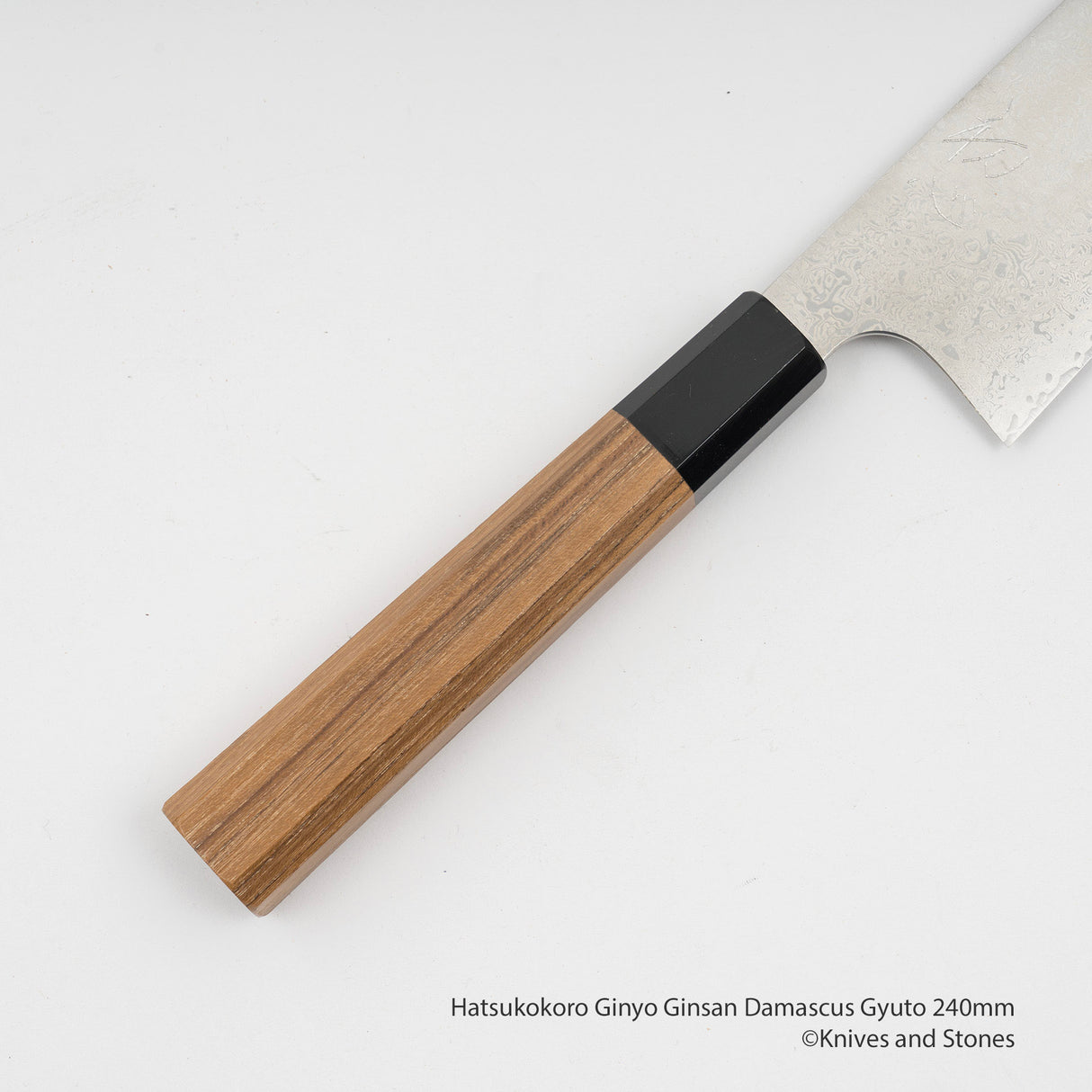 Hatsukokoro Ginyo Ginsan Damascus Gyuto 240mm