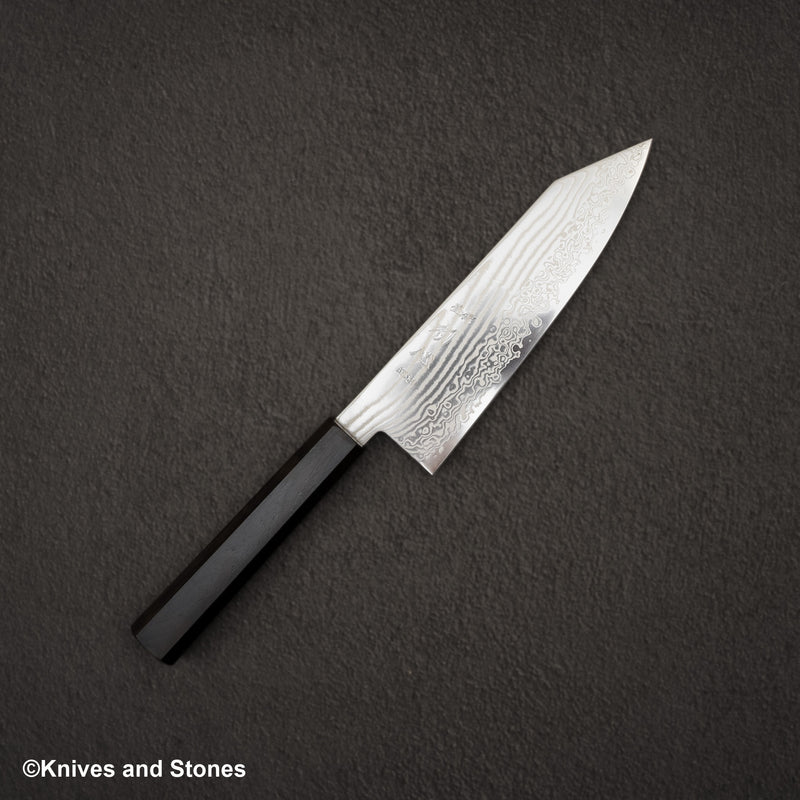 Hatsukokoro Hayabusa ATS34 Damascus Bunka 180mm