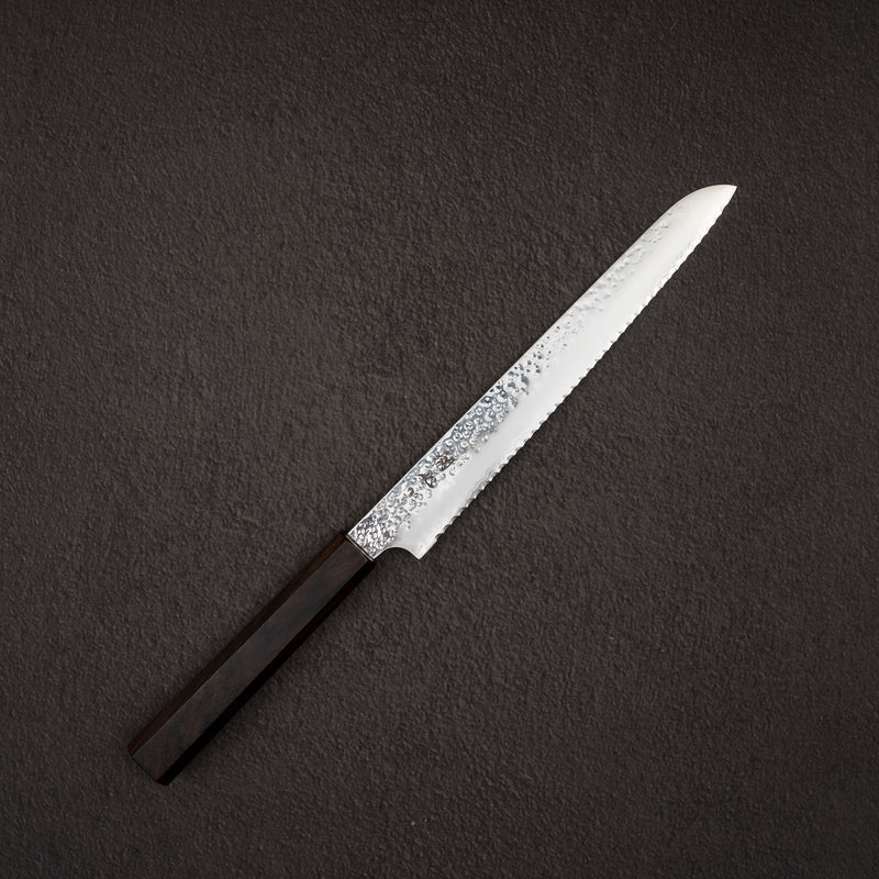 Hatsukokoro Hayabusa VG10 Tsuchime Sanmai Bread Knife 210mm