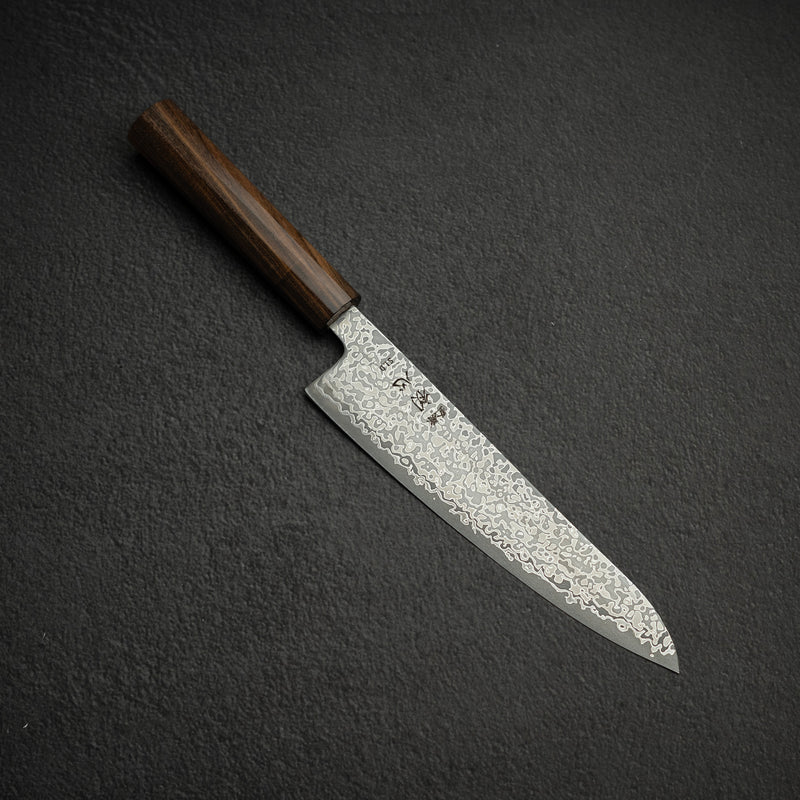 Hatsukokoro Hikari SLD Damascus Gyuto 195mm Black Chacate