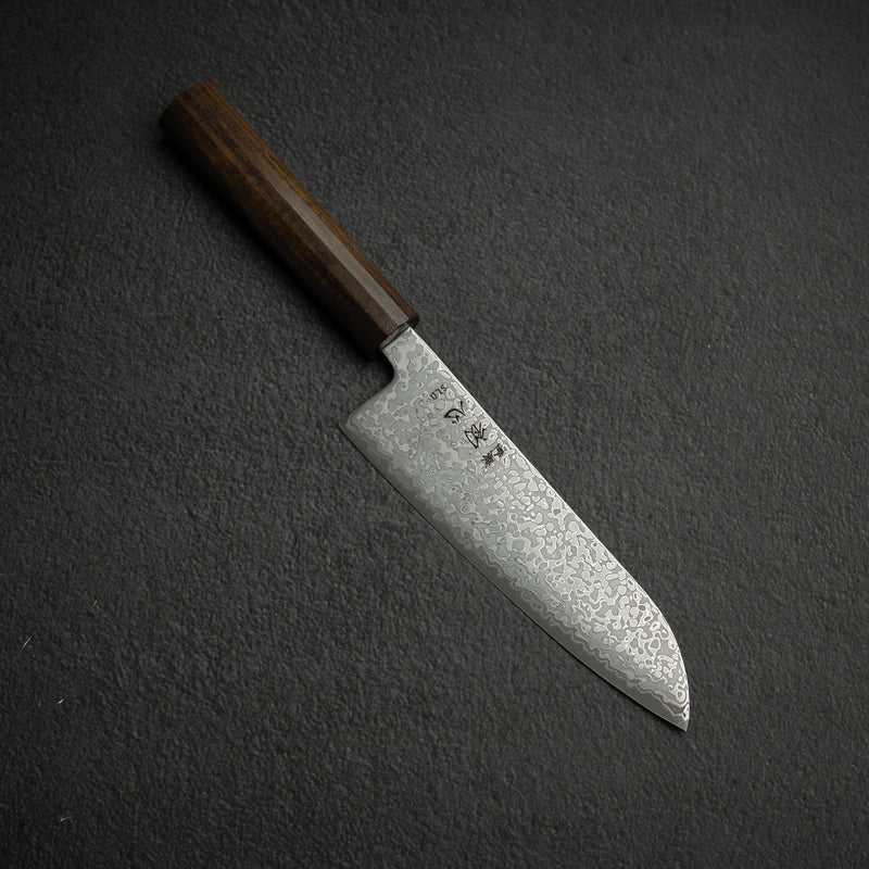 Hatsukokoro Hikari SLD Damascus Santoku 170mm