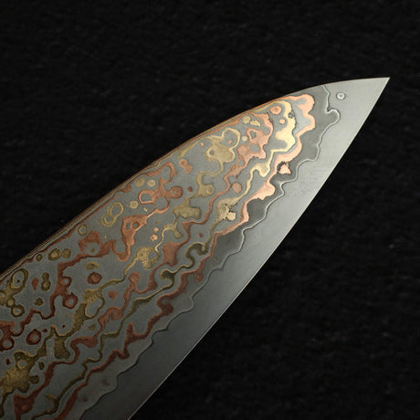 Hatsukokoro Hinotori V-Toku 2 Gyuto 210mm Rainbow Damascus Finish