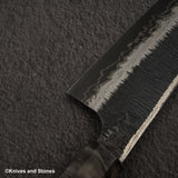 Hatsukokoro Itadaki Blue2 & White2 Dual Core Damasccus Tcushime K-tip Gyuto 240mm Birch Handle