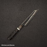 Hatsukokoro Itadaki Blue2 & White2 Dual Core Damasccus Tsushime K-tip Petty 150mm with Saya