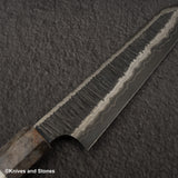 Hatsukokoro Itadaki Blue2 & White2 Dual Core Damasccus Tsushime K-tip Petty 150mm with Saya