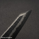 Hatsukokoro Itadaki Blue2 & White2 Dual Core Damasccus Tsushime K-tip Petty 150mm with Saya