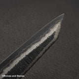 Hatsukokoro Itadaki Blue2 & White2 Dual Core Damasccus Tsushime K-tip Petty 150mm with Saya