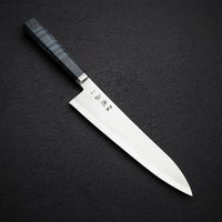 Hatsukokoro Kaijin Blue 2 Gyuto 210mm Migaki Curly Maple