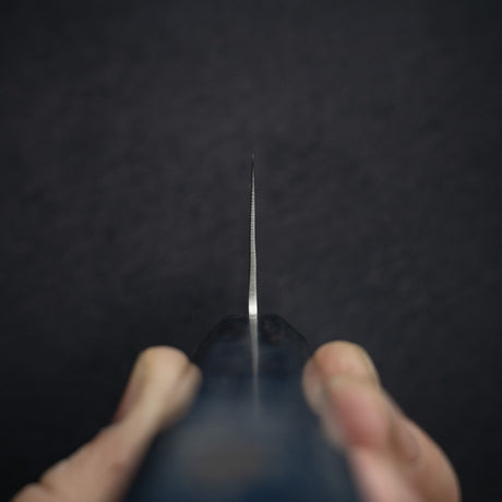 初心 Kaijin Blue 2 牛刀 210mm 鏡面卷楓木柄