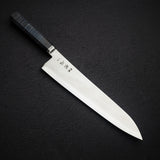 初心 Kaijin Blue 2 牛刀 240mm 鏡面卷楓木柄