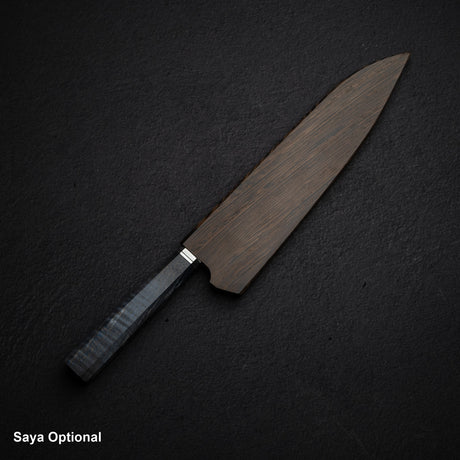 初心 Kaijin Blue 2 牛刀 240mm 鏡面卷楓木柄