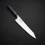 Hatsukokoro Kaijin Blue 2 K-tip Gyuto 210mm Migaki Curly Maple