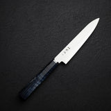 Hatsukokoro Kaijin Blue 2 Petty 150mm Migaki Curly Maple