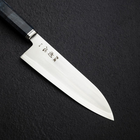 Hatsukokoro Kaijin Blue 2 Santoku 175mm Migaki Curly Maple