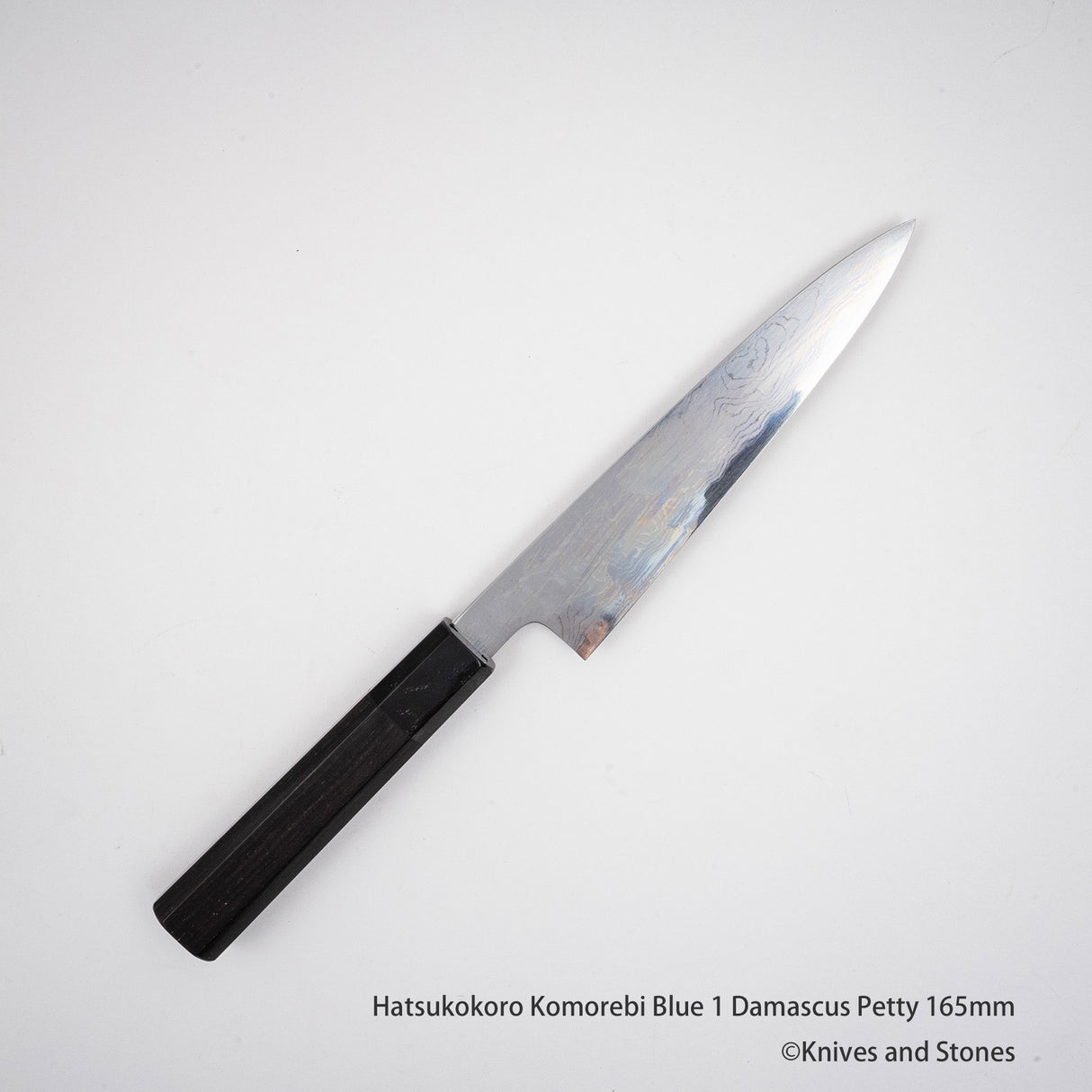 Hatsukokoro Komorebi Blue 1 Damascus Petty 165mm