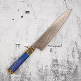 Hatsukokoro Kujaku V-Toku-2 Gyuto 210mm Rainbow Damascus Finish