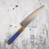 Hatsukokoro Kujaku V-Toku-2 Gyuto 210mm Rainbow Damascus Finish