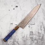 Hatsukokoro Kujaku V-Toku-2 Gyuto 240mm Rainbow Damascus Finish