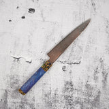Hatsukokoro Kujaku V-Toku-2 Petty 150mm Rainbow Damascus Finish