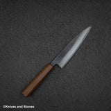 Hatsukokoro Kumokage Blue 2 Kurouchi Damascus Petty 150mm