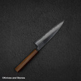 Hatsukokoro Kumokage Blue 2 Kurouchi Damascus Petty 150mm
