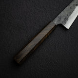 Hatsukokoro Kurogane Blue 2 Kurouchi Honesuki 150mm Double Bevel Black Chacate