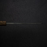 Hatsukokoro Kurogane Blue 2 Kurouchi Honesuki 150mm Double Bevel Black Chacate