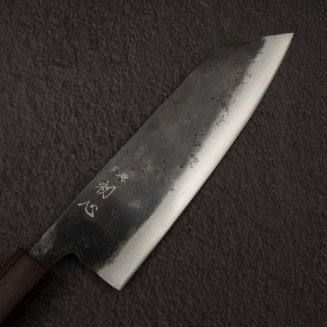 Hatsukokoro Kurogane Blue 2 Kurouchi Bunka 165mm Black Chacate