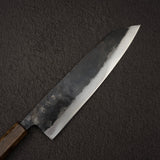 Hatsukokoro Kurogane Blue 2 Kurouchi K-tip Gyuto 210mm Black Chacate