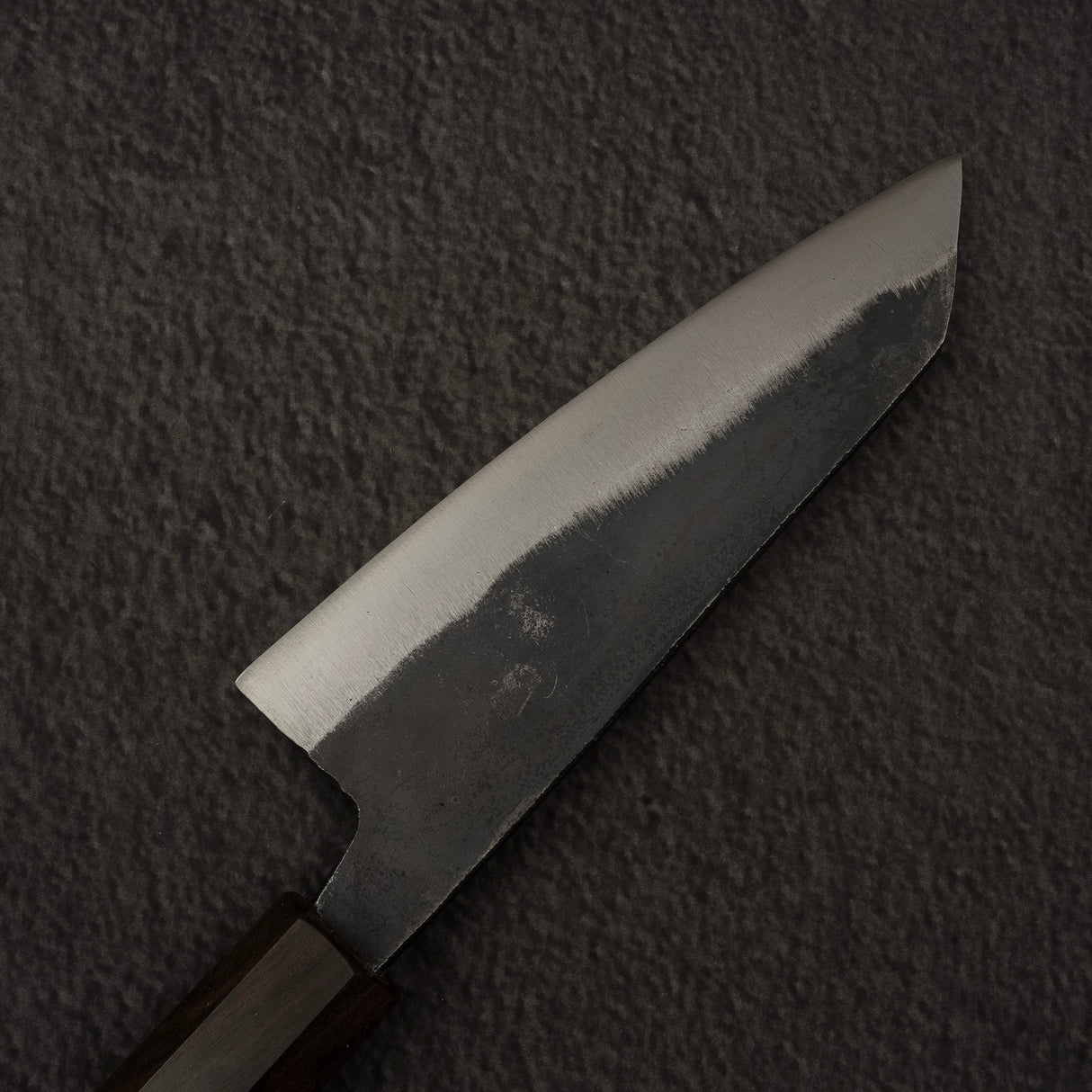Hatsukokoro Kurogane Blue 2 Kurouchi Ko-Bunka 120mm Black Chacate