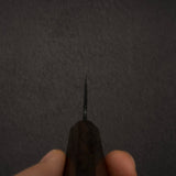 Hatsukokoro Kurogane Blue 2 Kurouchi Ko-Bunka 120mm Black Chacate