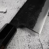 Hatsukokoro Kurokaze Blue 2 Deba 180mm Double Bevel Kurouchi