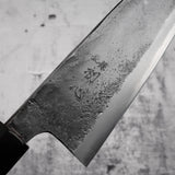 Hatsukokoro Kurokaze Blue 2 Deba 180mm Double Bevel Kurouchi