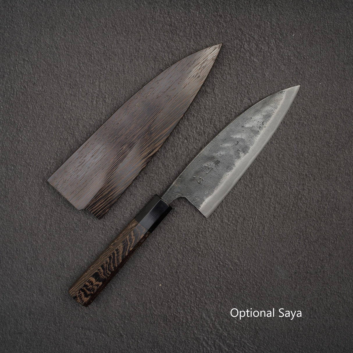 Hatsukokoro Kurokaze White 2 Kurouchi Deba 165mm Double Bevel