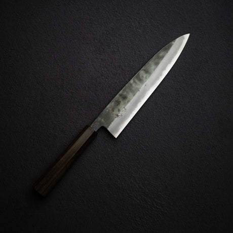 Motokyuuichi Kurosagi AS KU Gyuto 240mm Kurouchi by Hatsukokoro Black Chacate