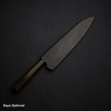 Motokyuuichi Kurosagi AS KU Gyuto 240mm Kurouchi by Hatsukokoro Black Chacate