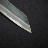 Motokyuuichi Kurosagi AS KU K-tip Gyuto 210mm Kurouchi by Hatsukokoro Black Chacate