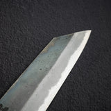 Motokyuuichi Kurosagi AS KU K-tip Gyuto 210mm Kurouchi by Hatsukokoro Black Chacate
