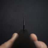 Motokyuuichi Kurosagi AS KU K-tip Gyuto 210mm Kurouchi by Hatsukokoro Black Chacate