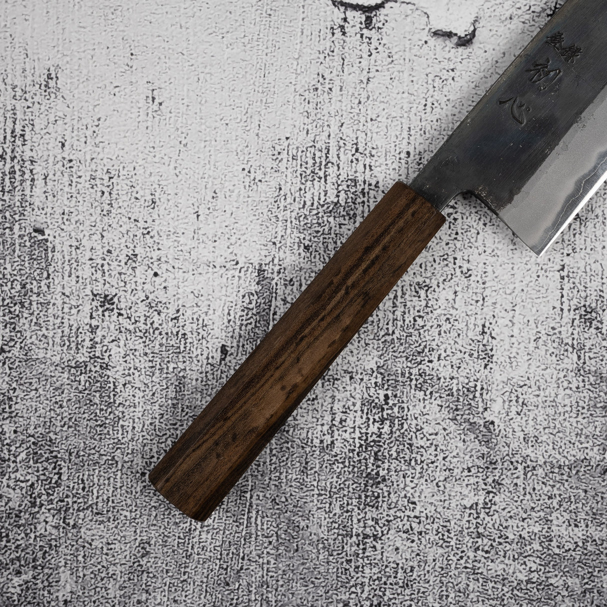 Motokyuuichi Kurosagi AS KU Gyuto 210mm Kurouchi by Hatsukokoro Black Chacate
