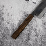 Motokyuuichi Kurosagi AS KU Gyuto 210mm Kurouchi by Hatsukokoro Black Chacate