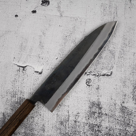 Motokyuuichi Kurosagi AS KU Gyuto 210mm Kurouchi by Hatsukokoro Black Chacate