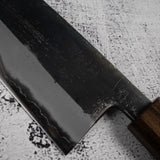 Motokyuuichi Kurosagi AS KU Gyuto 210mm Kurouchi by Hatsukokoro Black Chacate