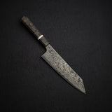 Hatsukokoro x Nigara Yorokobi Full Polish SLD K-tip Gyuto 210mm Black Damascus Birch