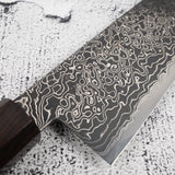 Hatsukokoro Ryuhyo SG2 Black Damascus Bunka 180mm